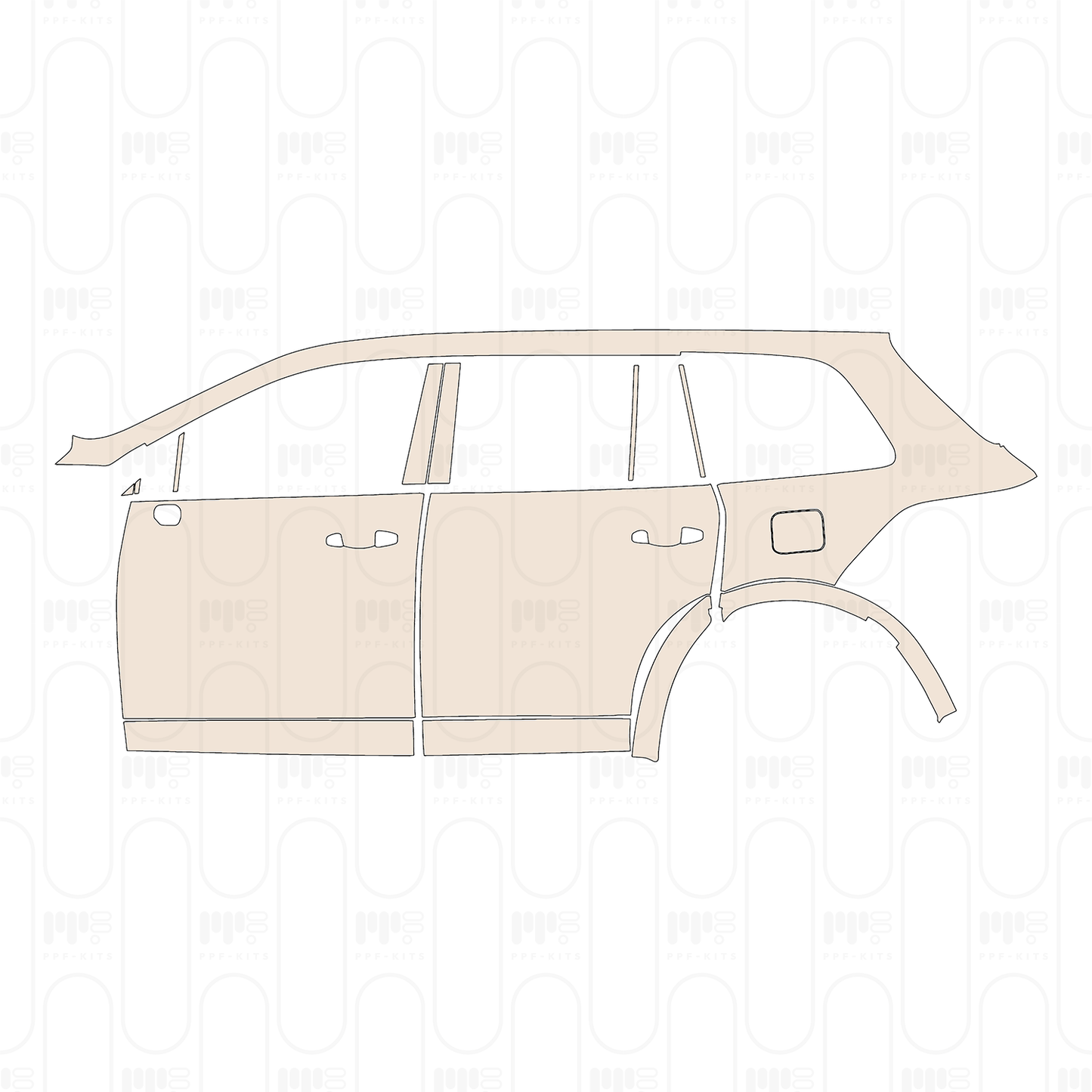 PPF prédécoupé Li Auto ONE 2022