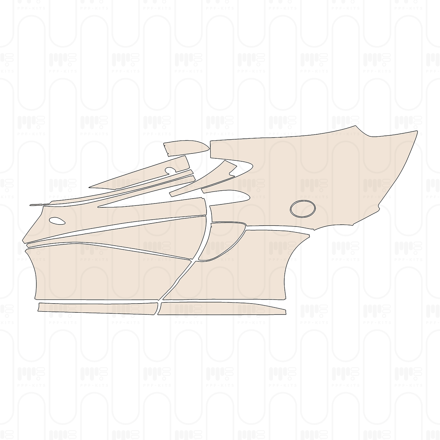 PPF prédécoupé McLaren 570 570GT 2018