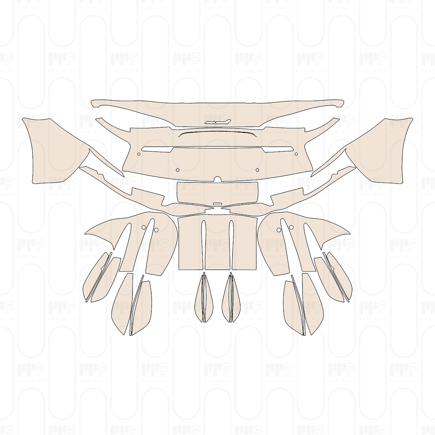PPF prédécoupé McLaren 570 570GT 2018
