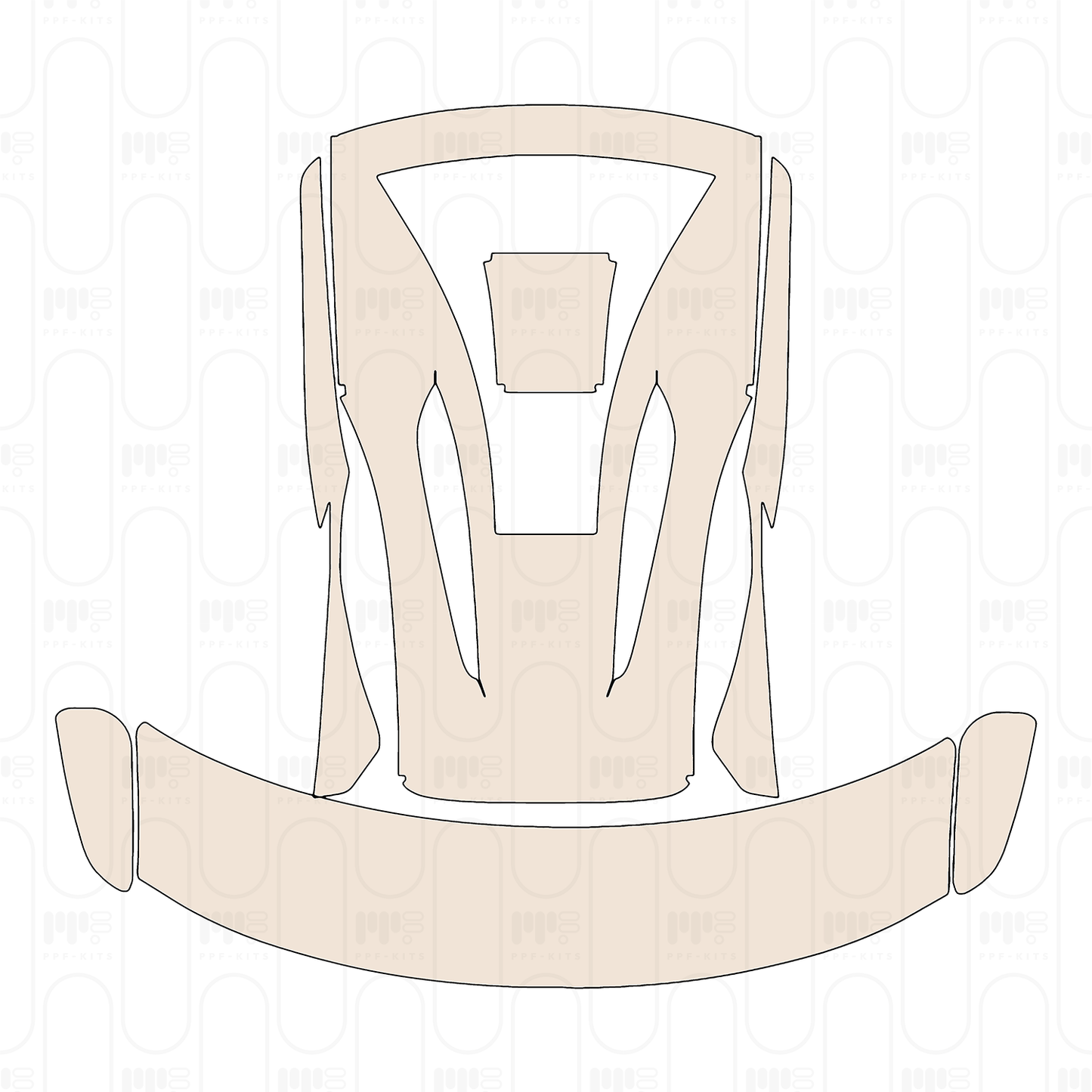 PPF prédécoupé McLaren 620R 2022