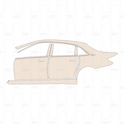 PPF prédécoupé Mercedes-Benz E Class Sedan Luxury Extended Wheelbase 2022
