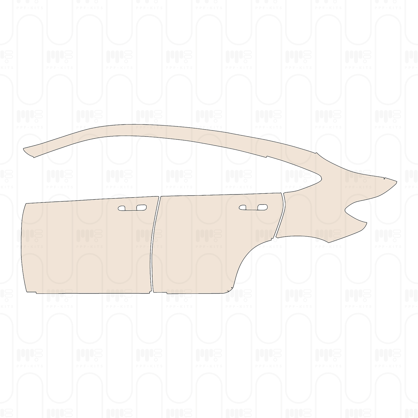 PPF prédécoupé Mercedes-Benz GLC Coupe AMG GLC43 2022