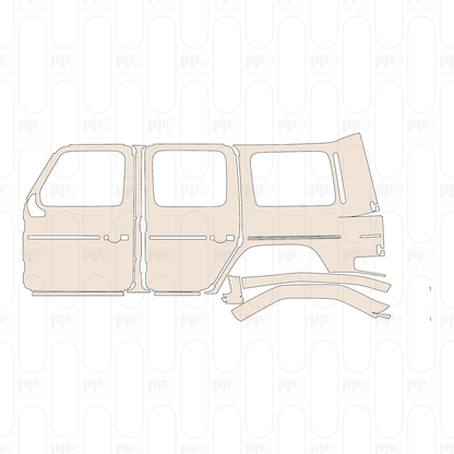 PPF prédécoupé Mercedes-Benz G Class AMG G63 4x4 2023