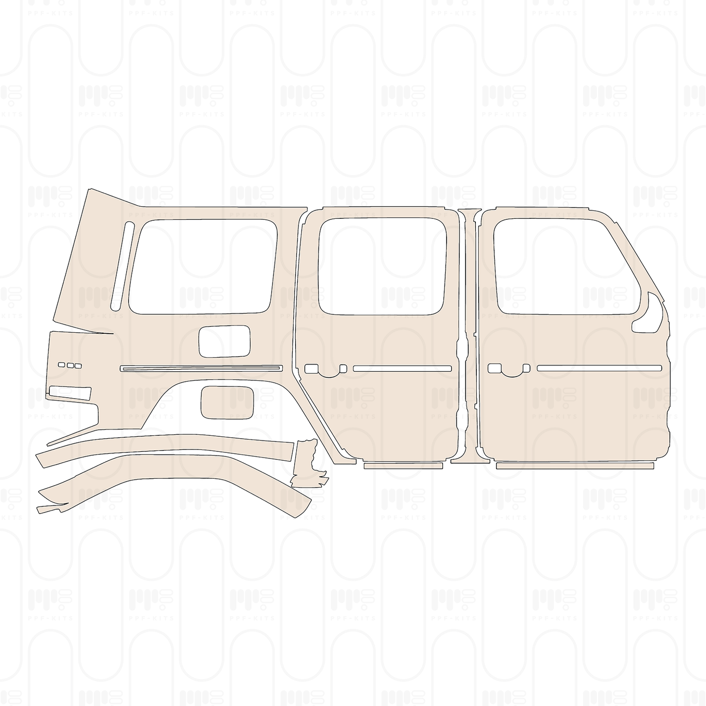 PPF prédécoupé Mercedes-Benz G Class AMG G63 4x4 2023