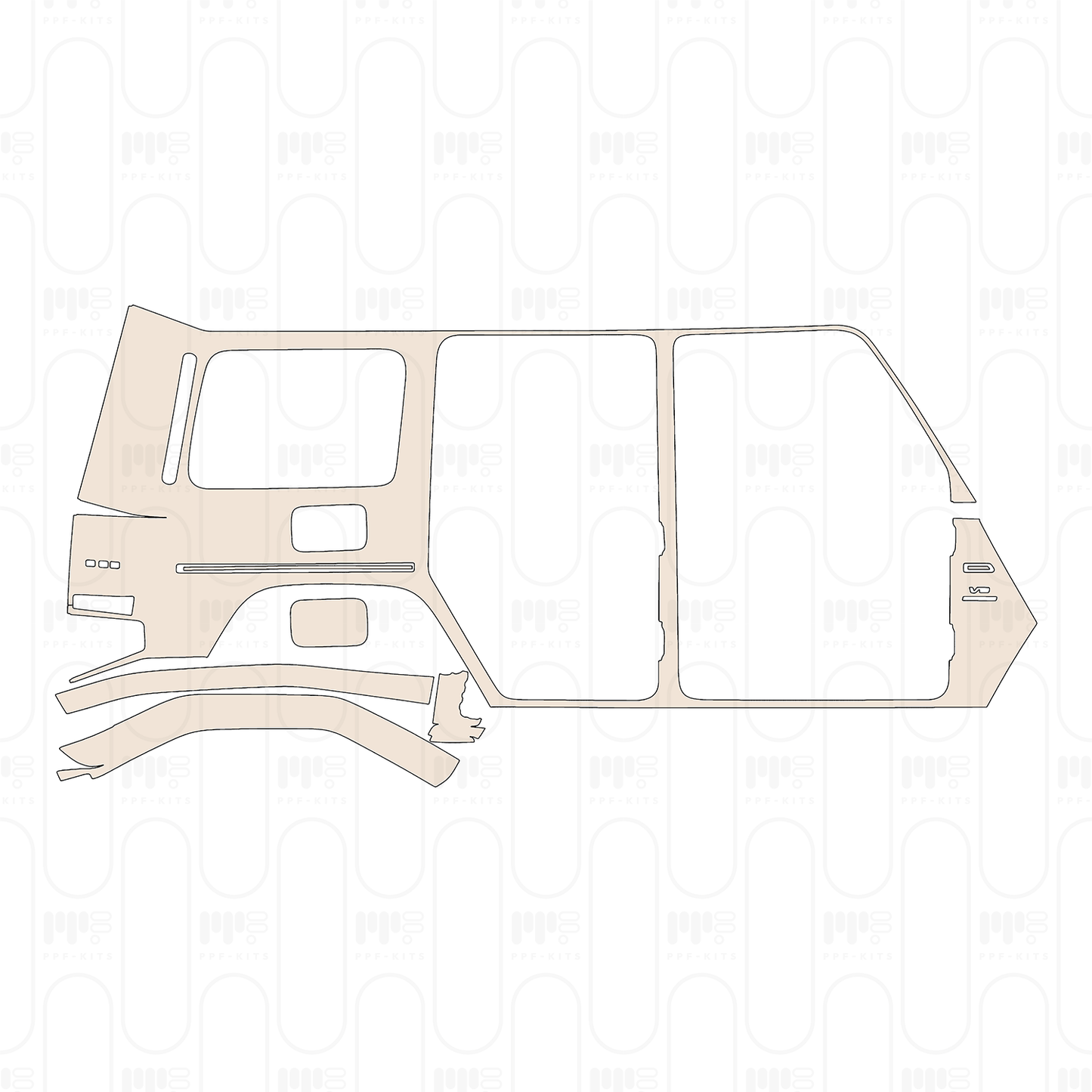PPF prédécoupé Mercedes-Benz G Class AMG G63 4x4 2023