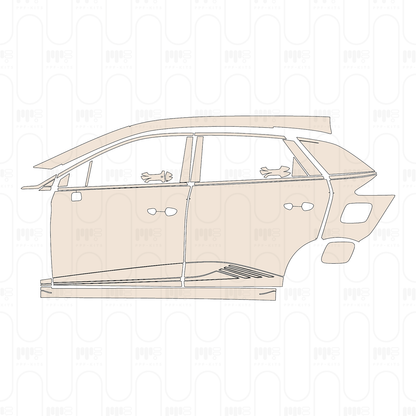 PPF prédécoupé MG MG4 Electric 2022
