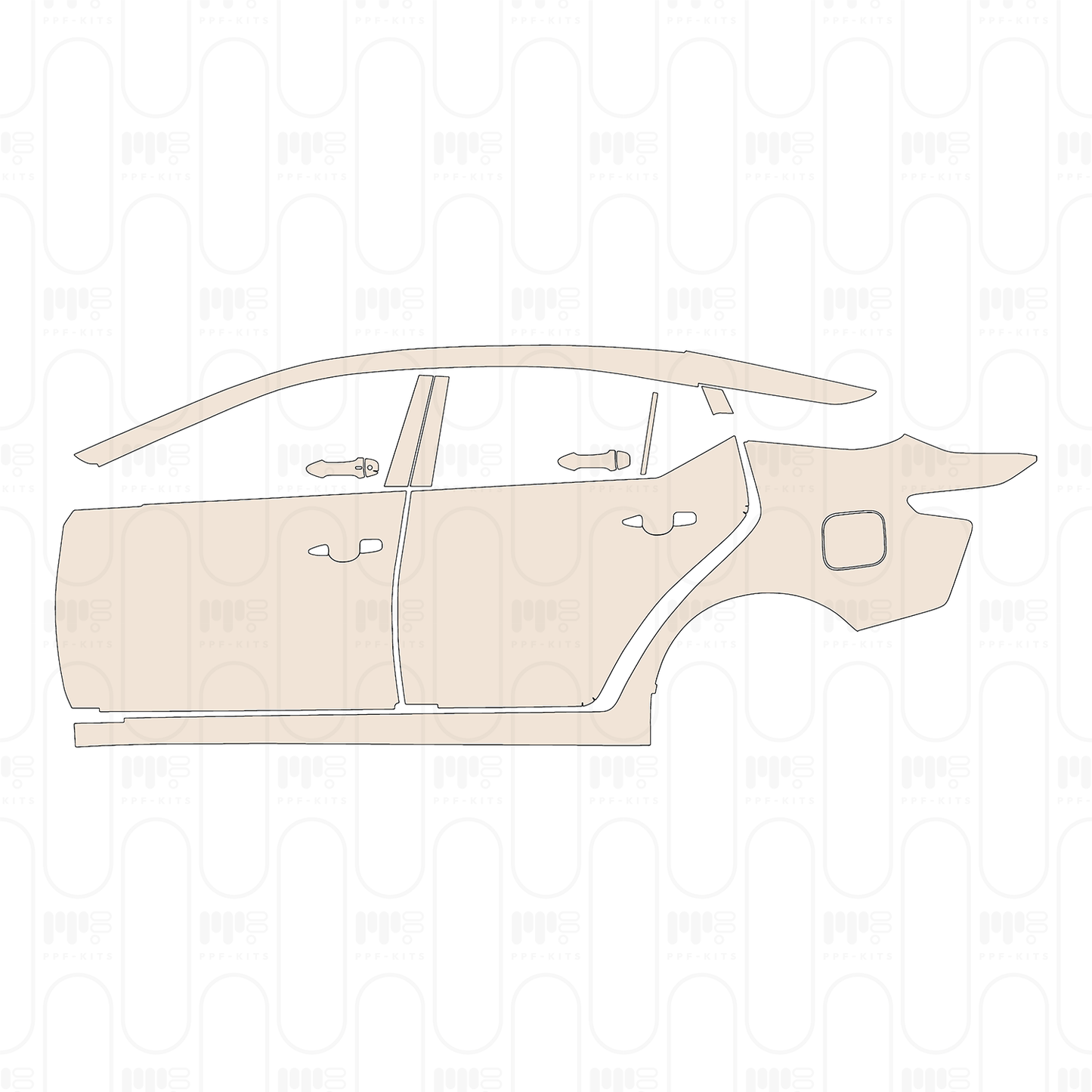 PPF prédécoupé Nissan Altima (US) SR VC-Turbo 2023