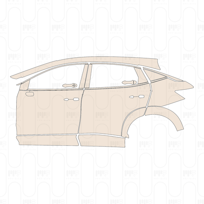 PPF prédécoupé Nissan Ariya (US) Empower+ 2023