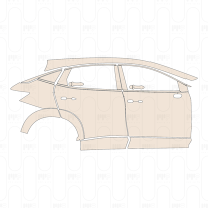PPF prédécoupé Nissan Ariya (US) Empower+ 2023