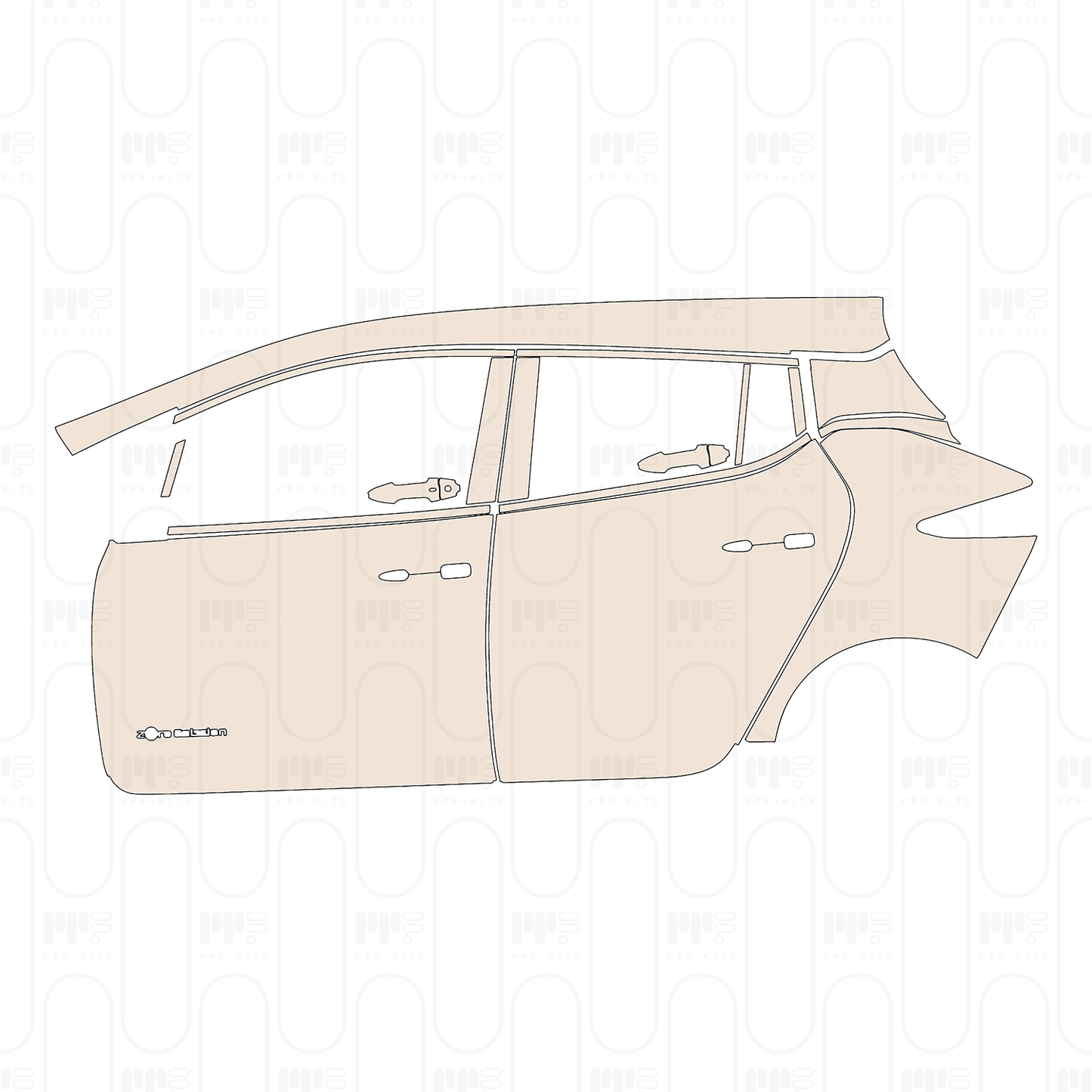 PPF prédécoupé Nissan Leaf (US) S 2022