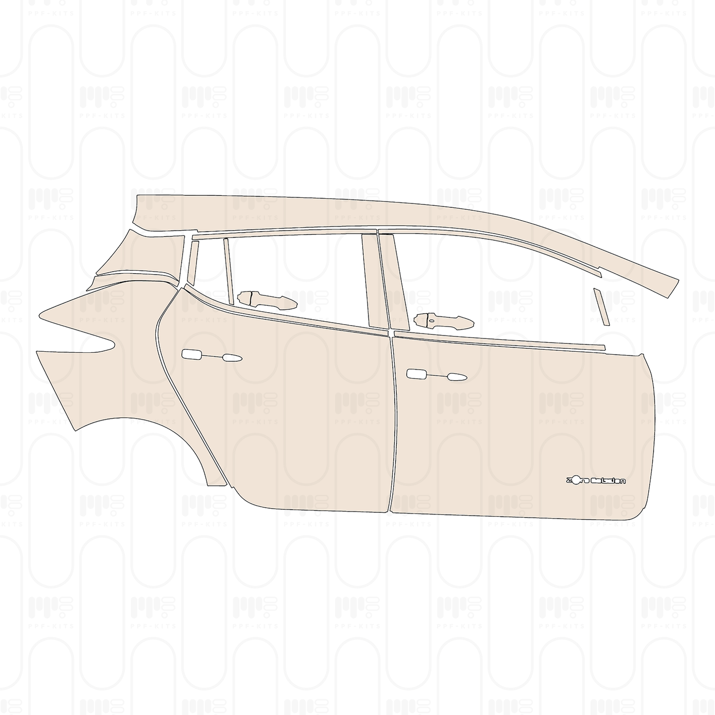 PPF prédécoupé Nissan Leaf (US) S 2022