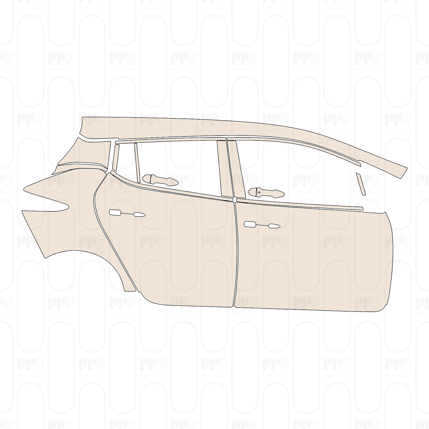 PPF prédécoupé Nissan Leaf (US) S 2022