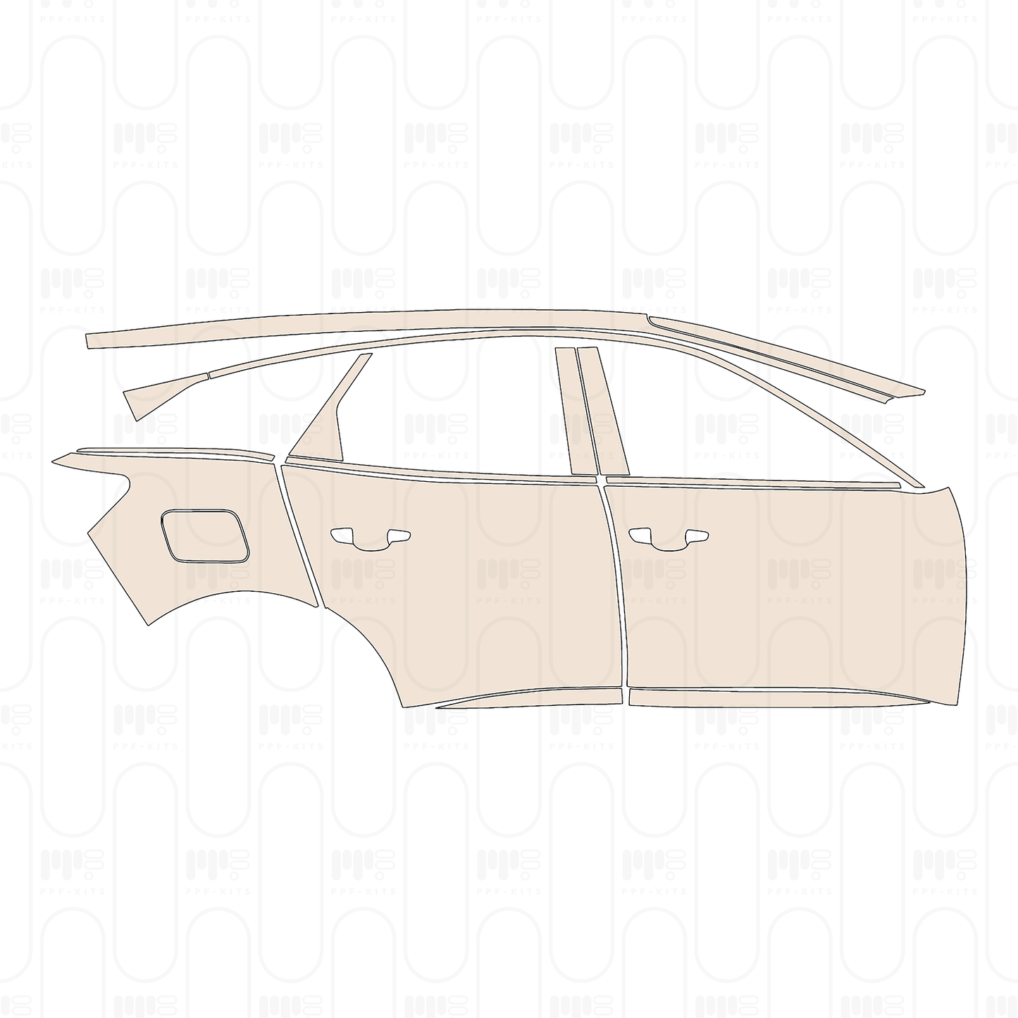 PPF prédécoupé Peugeot 3008 (EU) GT 2023