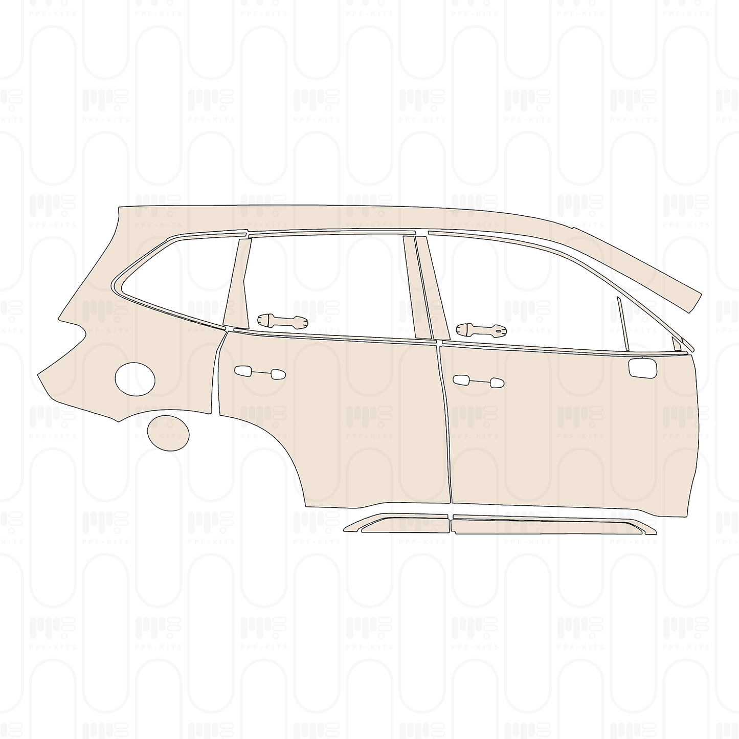 PPF prédécoupé Subaru Forester (CN) 2023