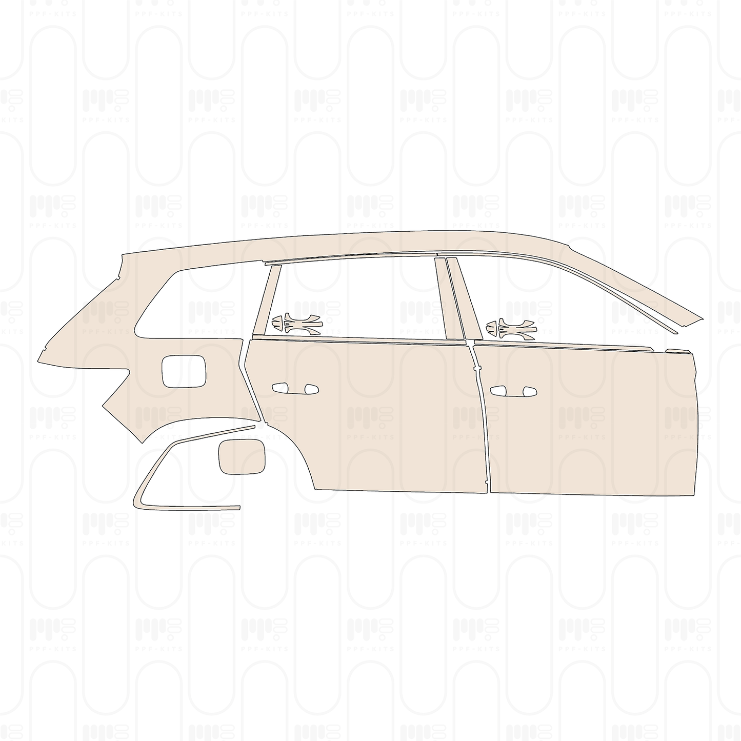 PPF prédécoupé Skoda Kodiaq SE (EU) 2022