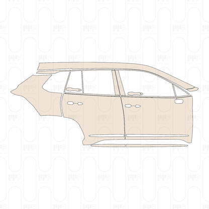 PPF prédécoupé Toyota Corolla Cross (CN) 2022
