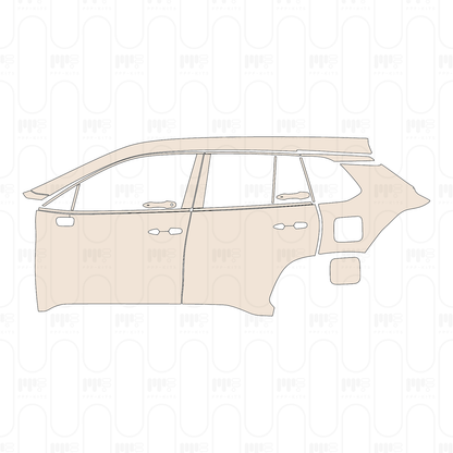 PPF prédécoupé Toyota Corolla Cross (CN) 2022