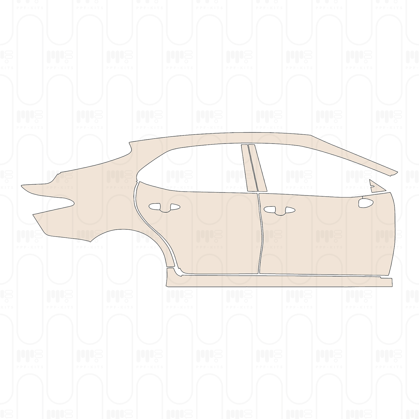 PPF prédécoupé Toyota Camry (CN) Luxury 2023