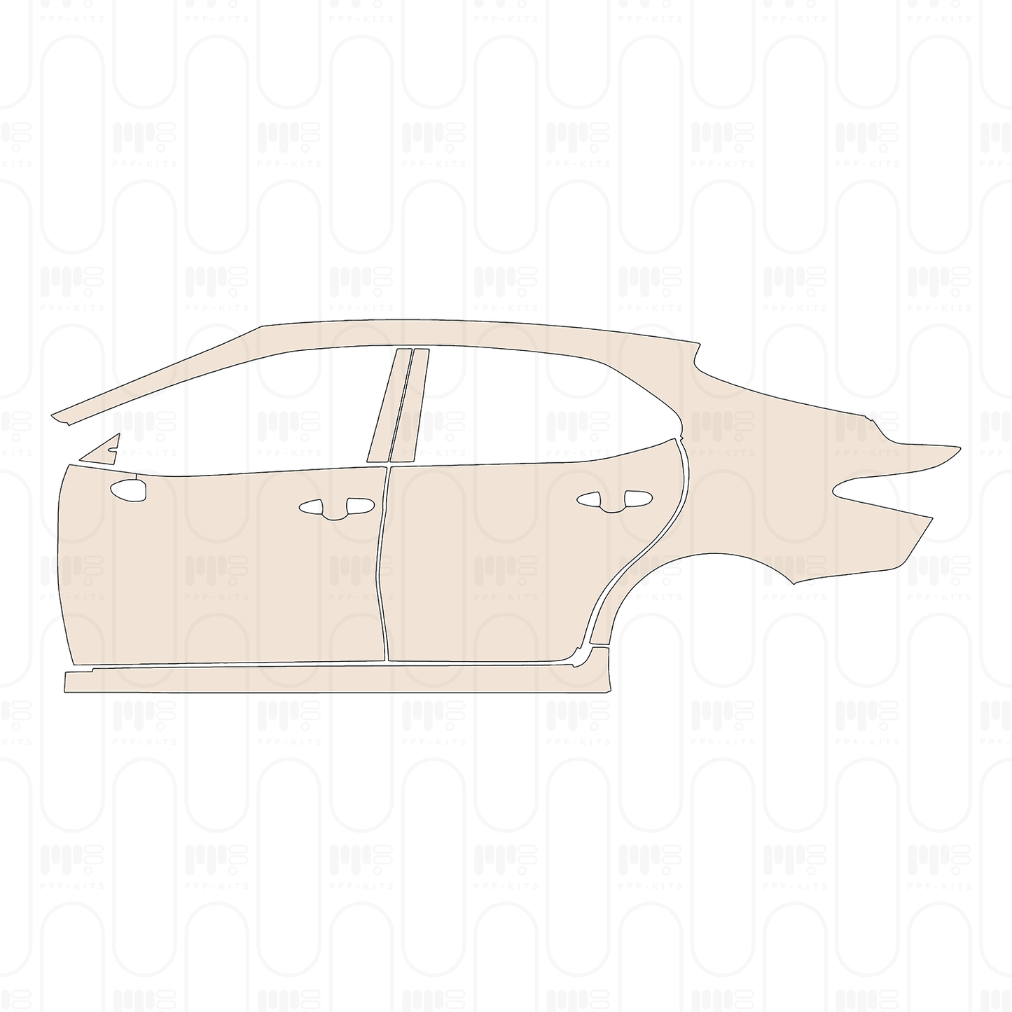PPF prédécoupé Toyota Camry (US) LE 2022