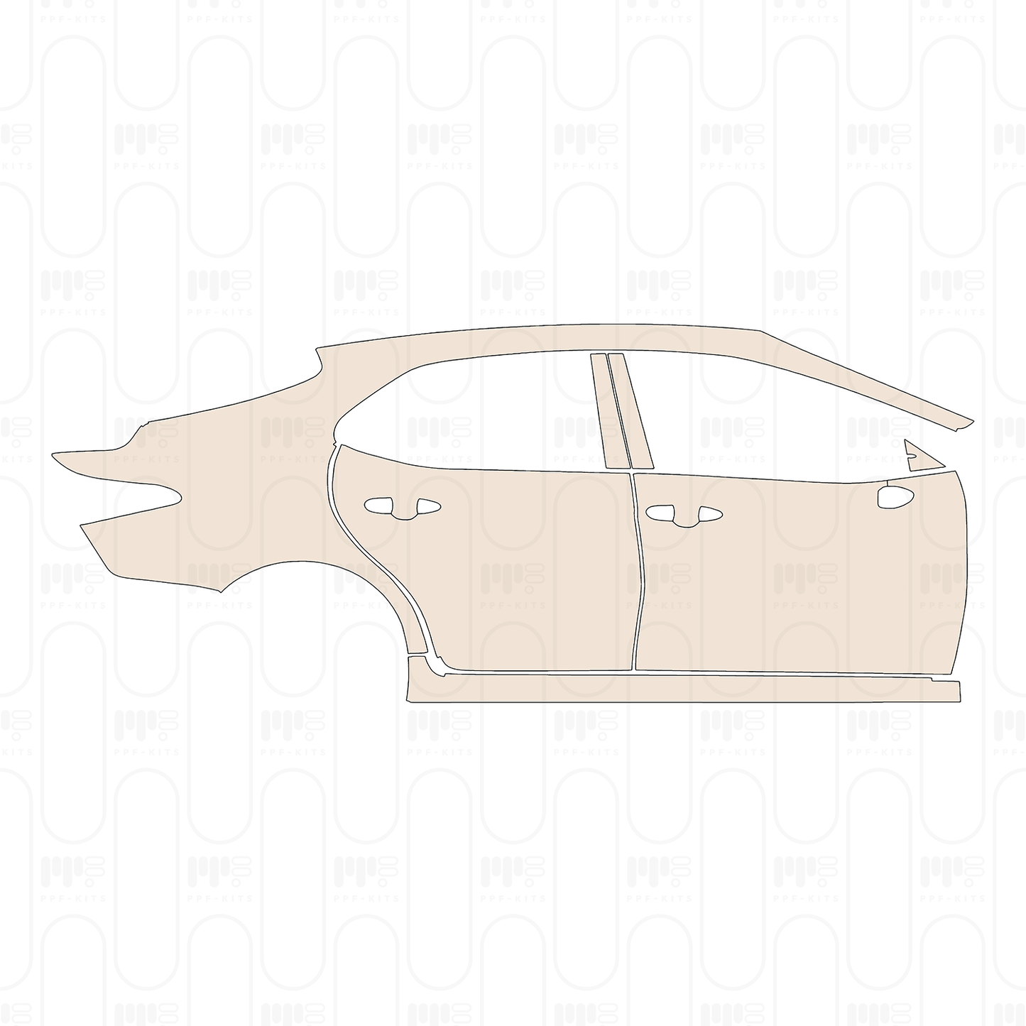 PPF prédécoupé Toyota Camry (US) LE 2022