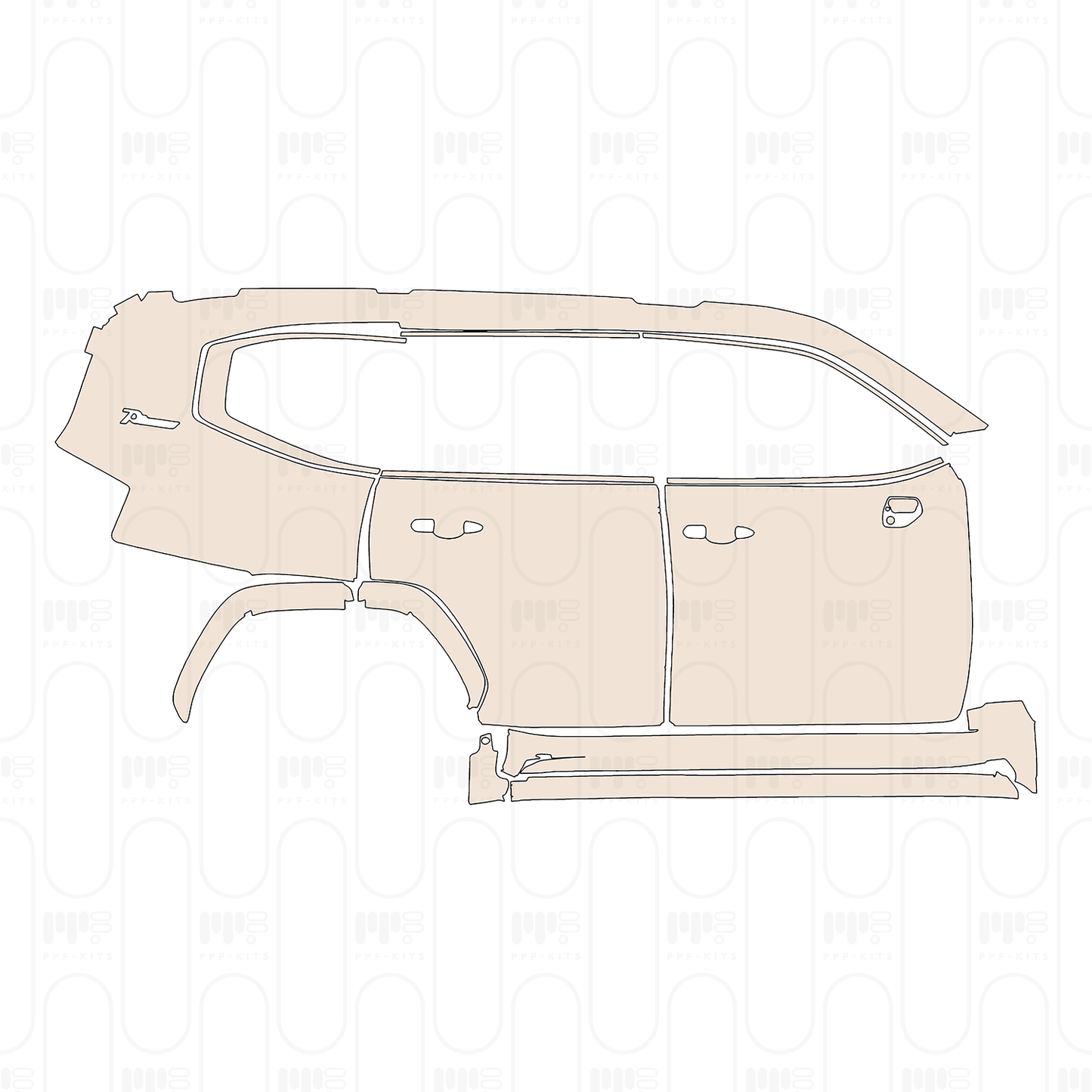 PPF prédécoupé Toyota Land Cruiser Luxury 2023