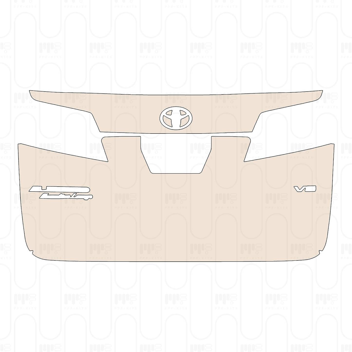 PPF prédécoupé Toyota Alphard Executive Lounge S 2023