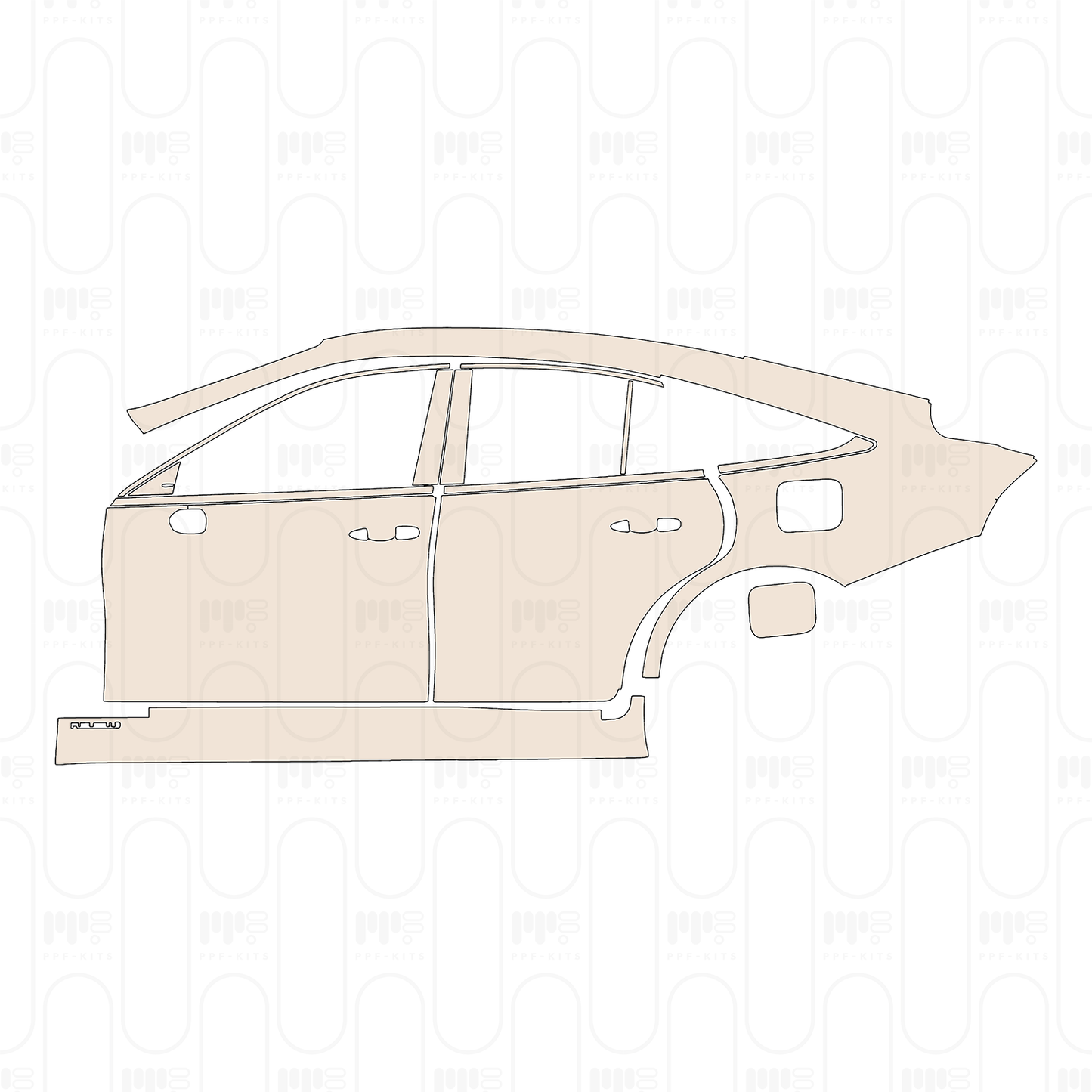 PPF prédécoupé Toyota Mirai 2023