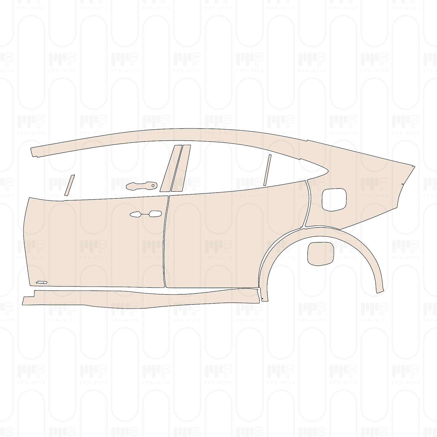 PPF prédécoupé Toyota Prius (US) LE 2023