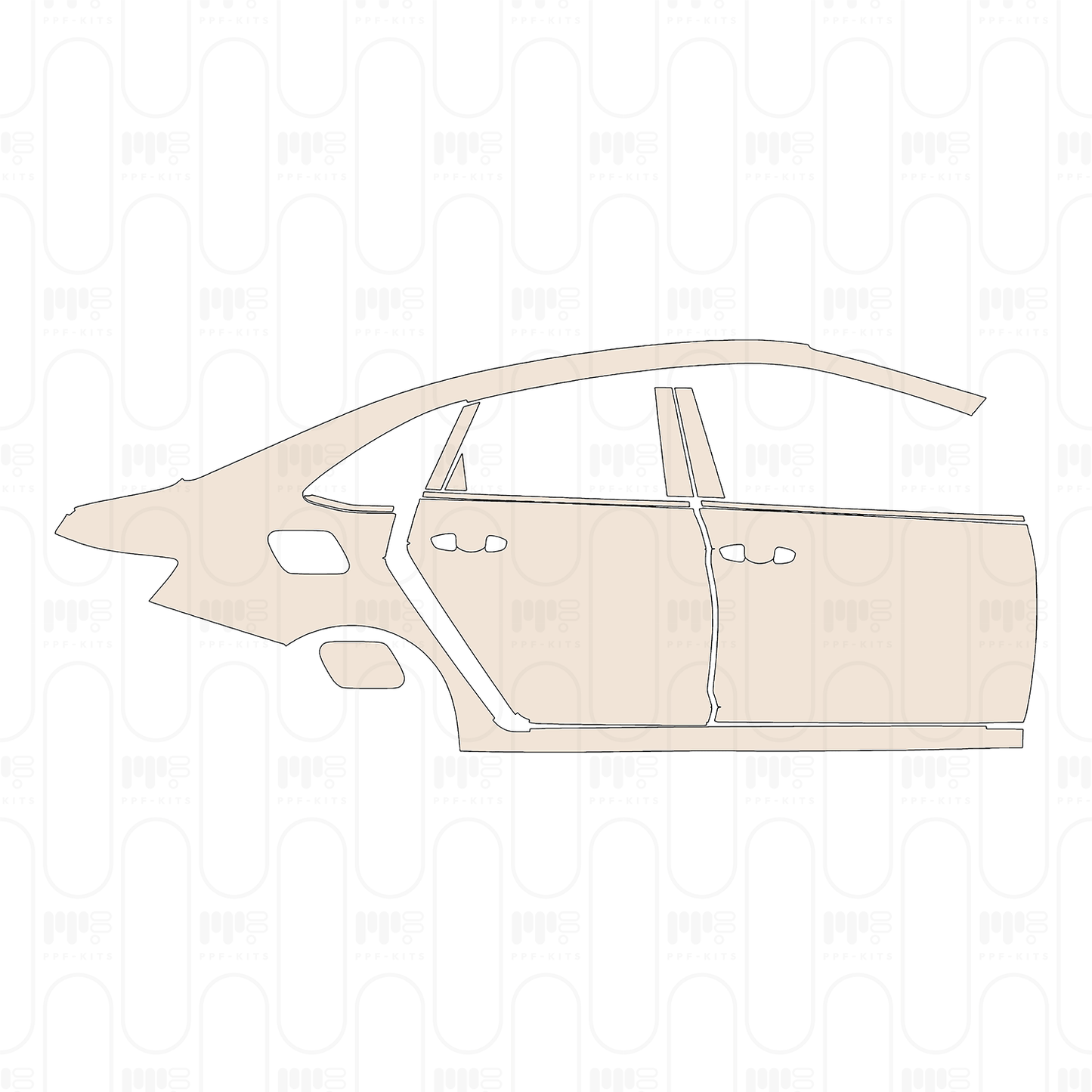 PPF prédécoupé Volkswagen Jetta (US) SE 2022