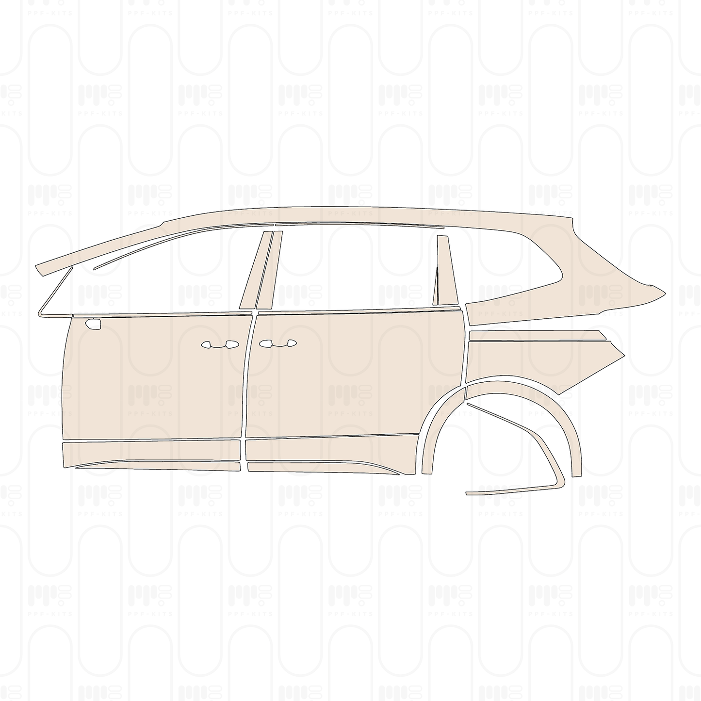 PPF prédécoupé Volkswagen Viloran Luxury 2023
