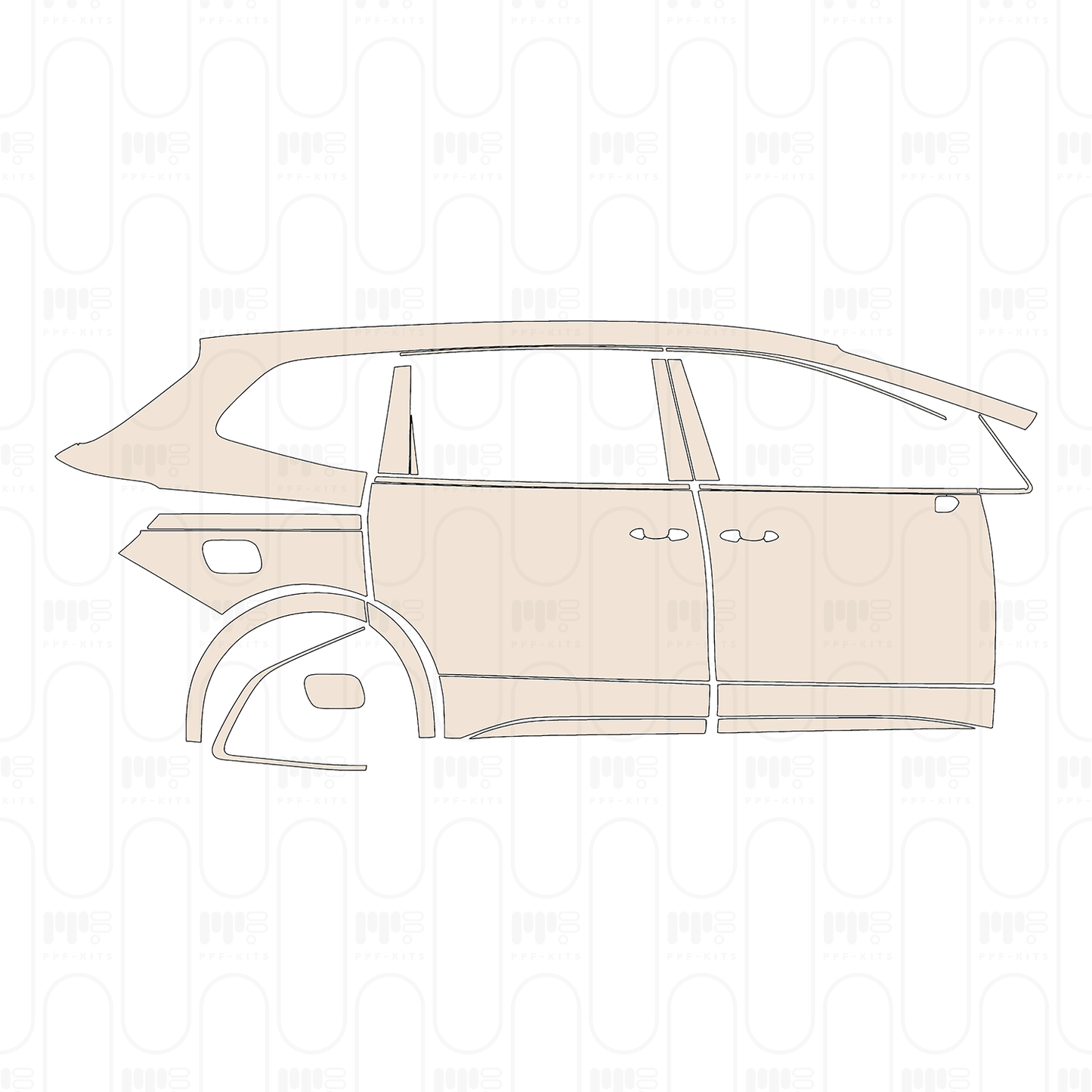 PPF prédécoupé Volkswagen Viloran Luxury 2023