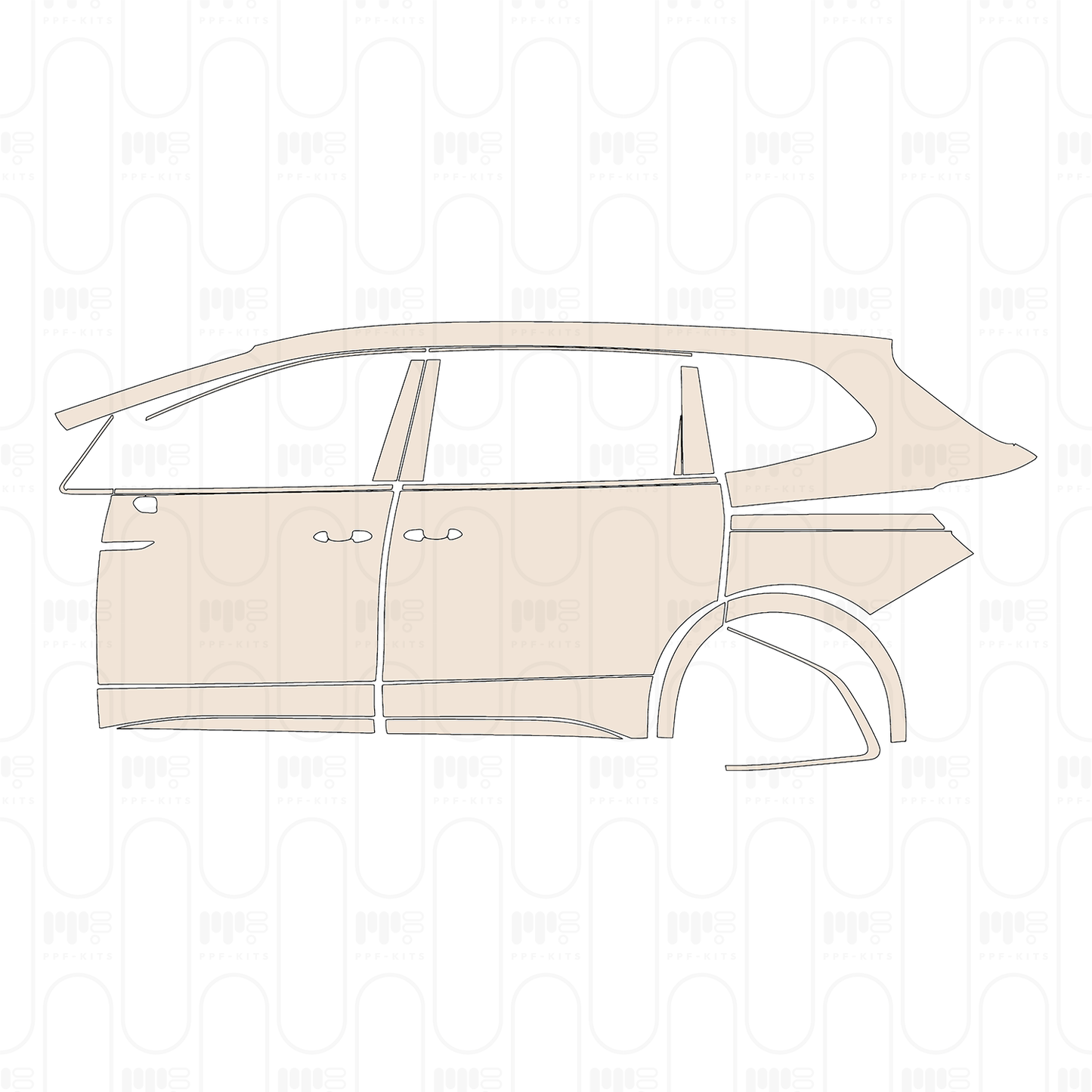 PPF prédécoupé Volkswagen Viloran Flagship 2023