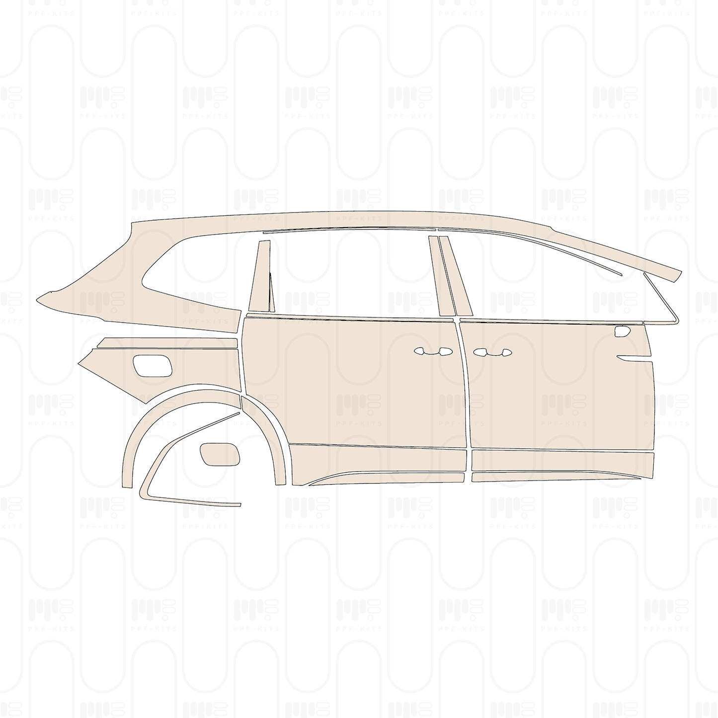 PPF prédécoupé Volkswagen Viloran Flagship 2023