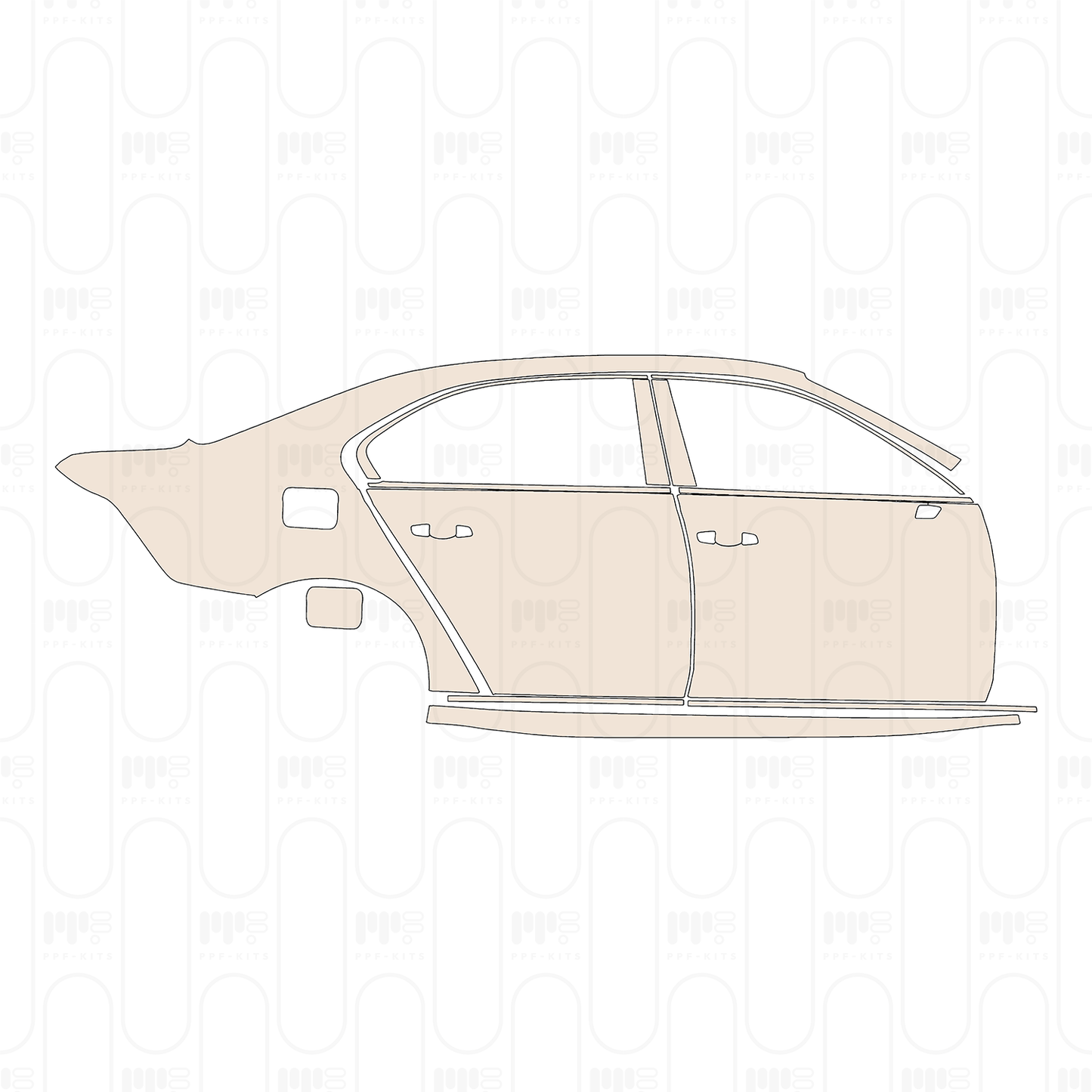 PPF prédécoupé Volkswagen Phideon 2023