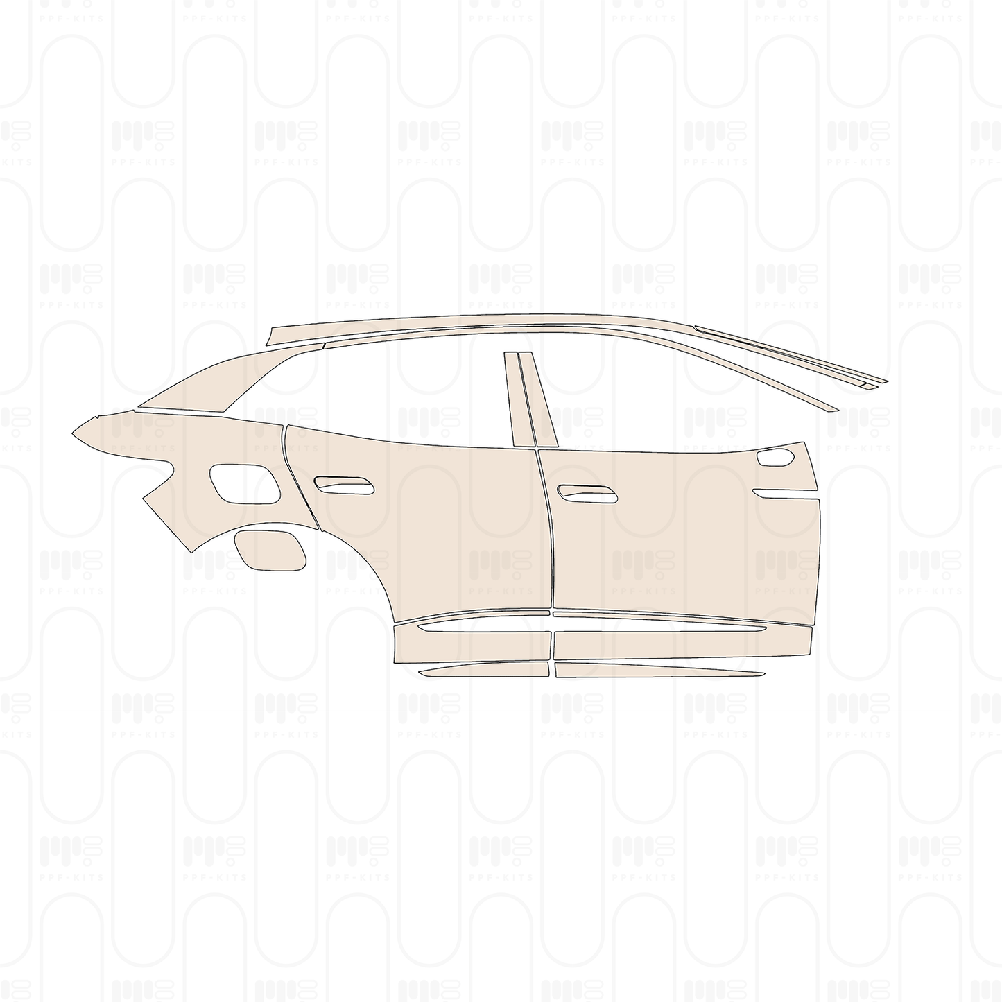 PPF prédécoupé Volkswagen ID.4 (CN) X 2023