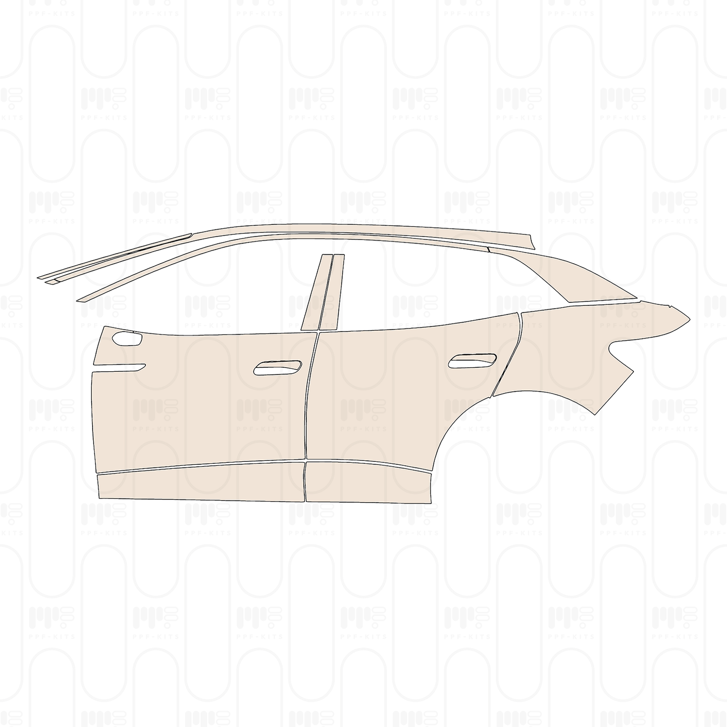 PPF prédécoupé Volkswagen ID.4 (CN) X 2023