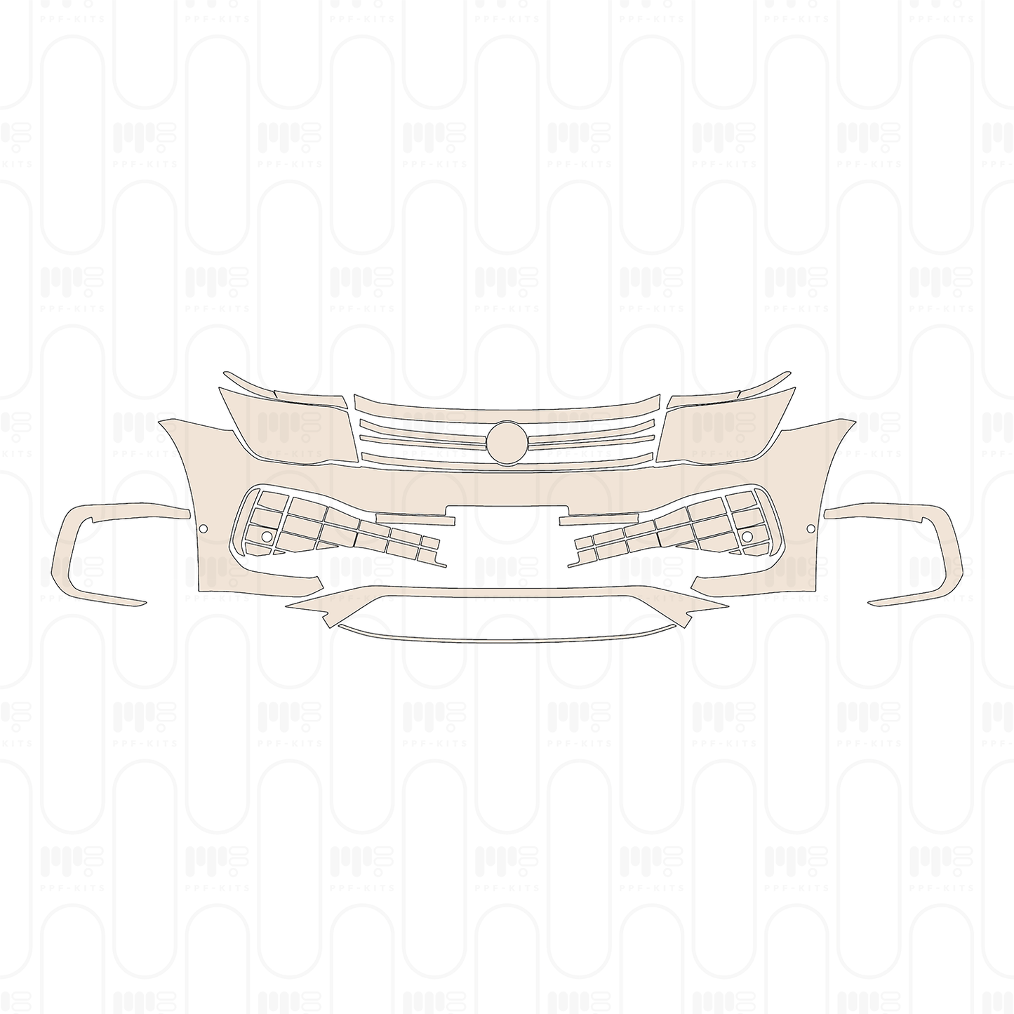 PPF prédécoupé Volkswagen Teramont X 2023