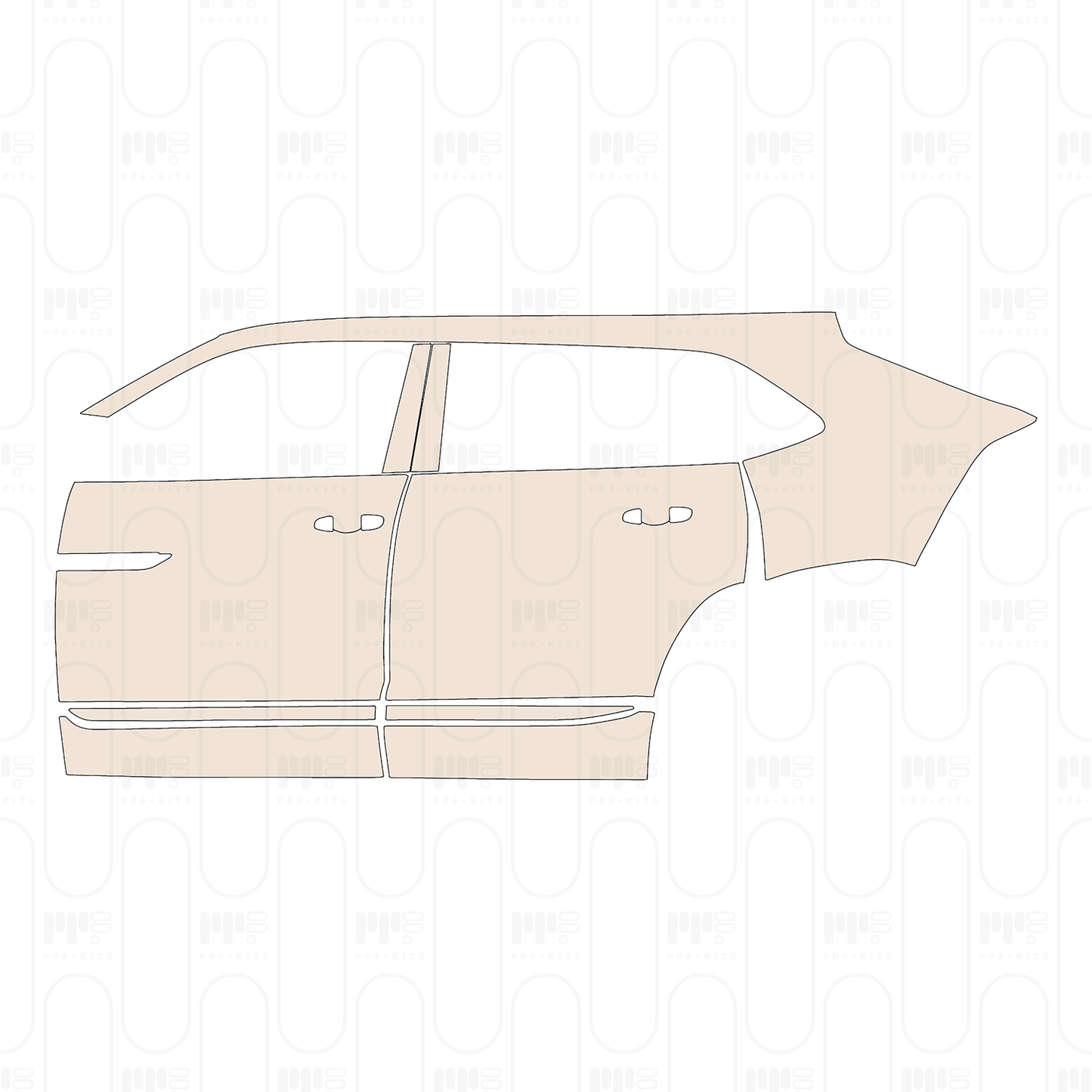 PPF prédécoupé Volkswagen Teramont X 2023