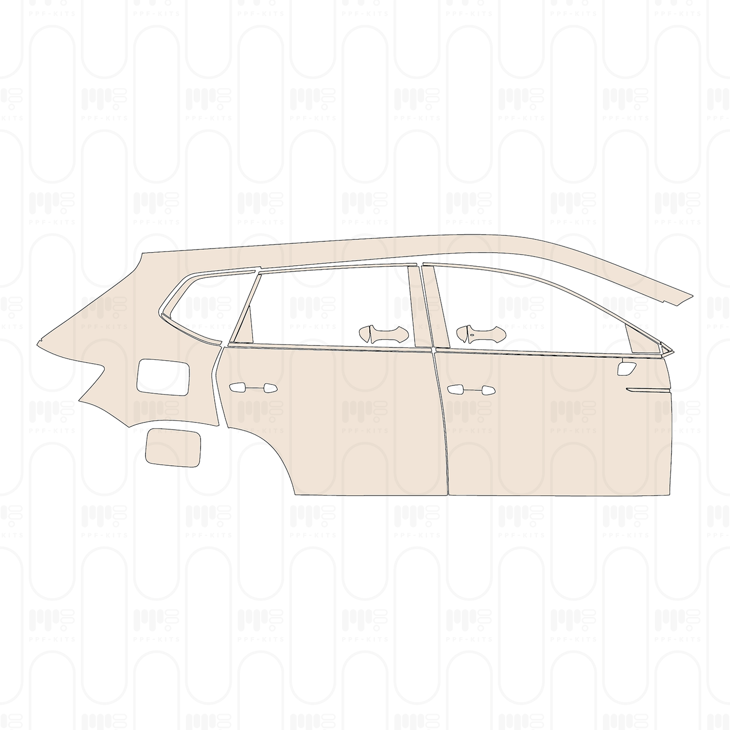 PPF prédécoupé Volkswagen Taos (US) S 2023