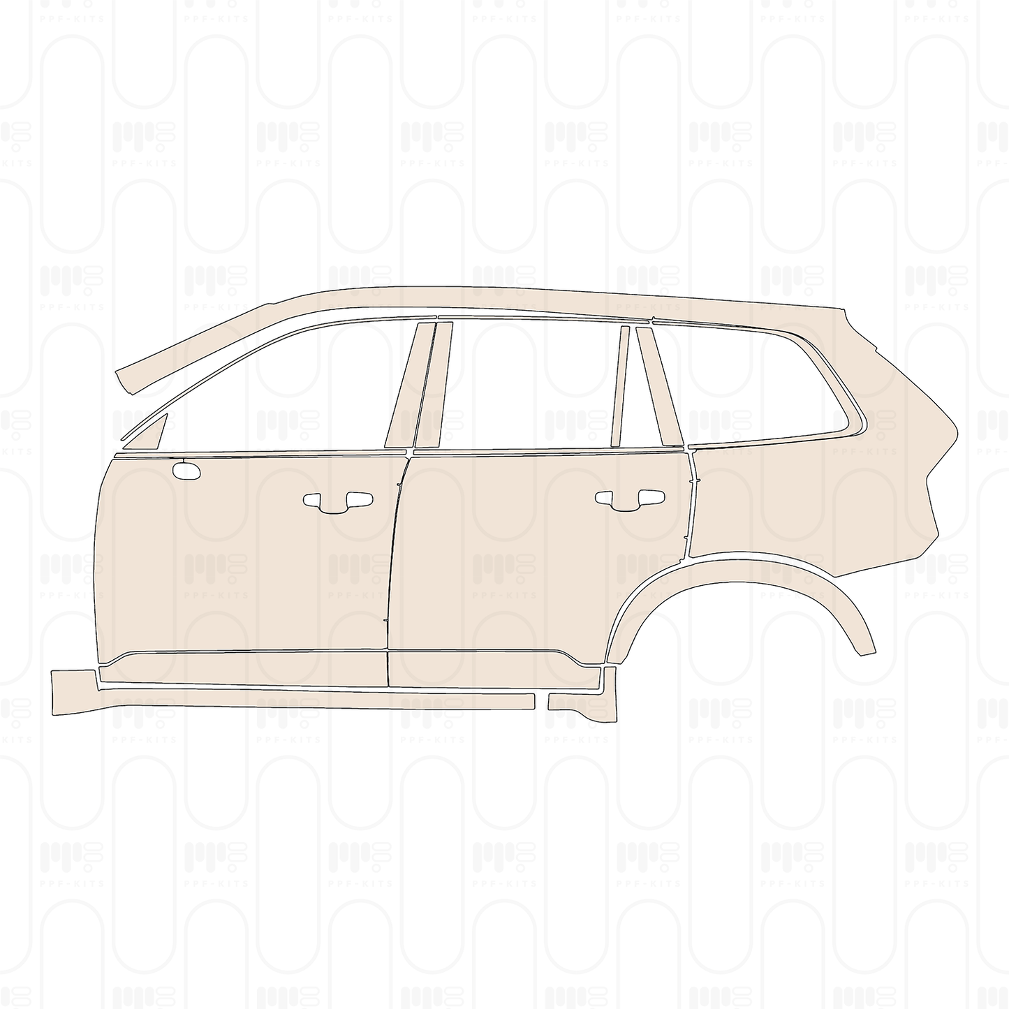 PPF prédécoupé Volvo XC90 Momentum 2023