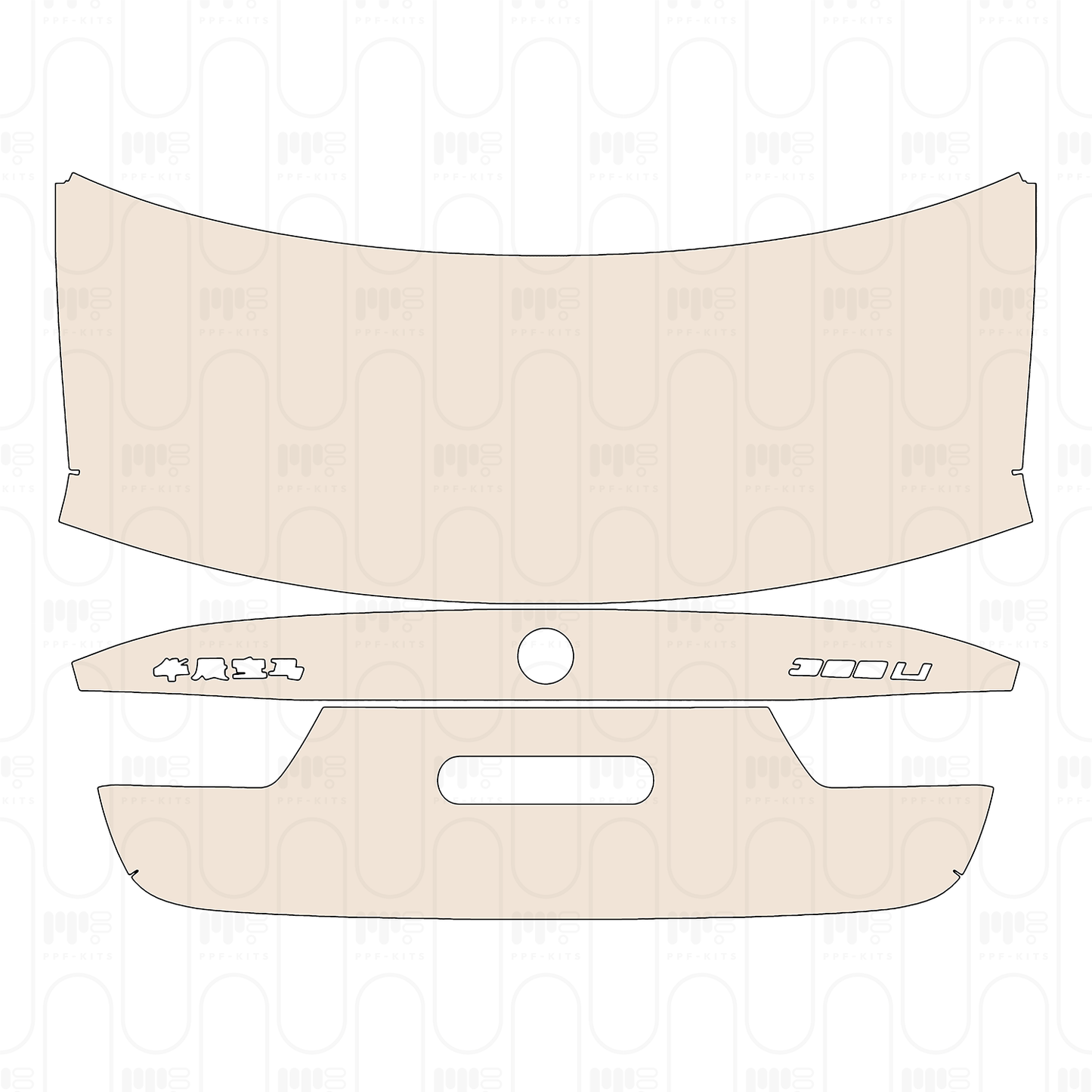 PPF prédécoupé BMW 3 Series Sedan Base Extended Wheelbase 2022
