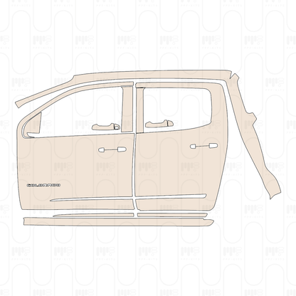 PPF prédécoupé Chevrolet Colorado Crew Cab ZR2 2022