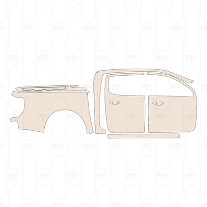 PPF prédécoupé Ford Ranger (EU) Wildtrak 2022