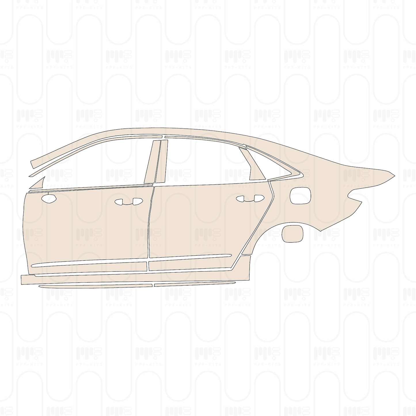 PPF prédécoupé Ford Taurus Base 2022