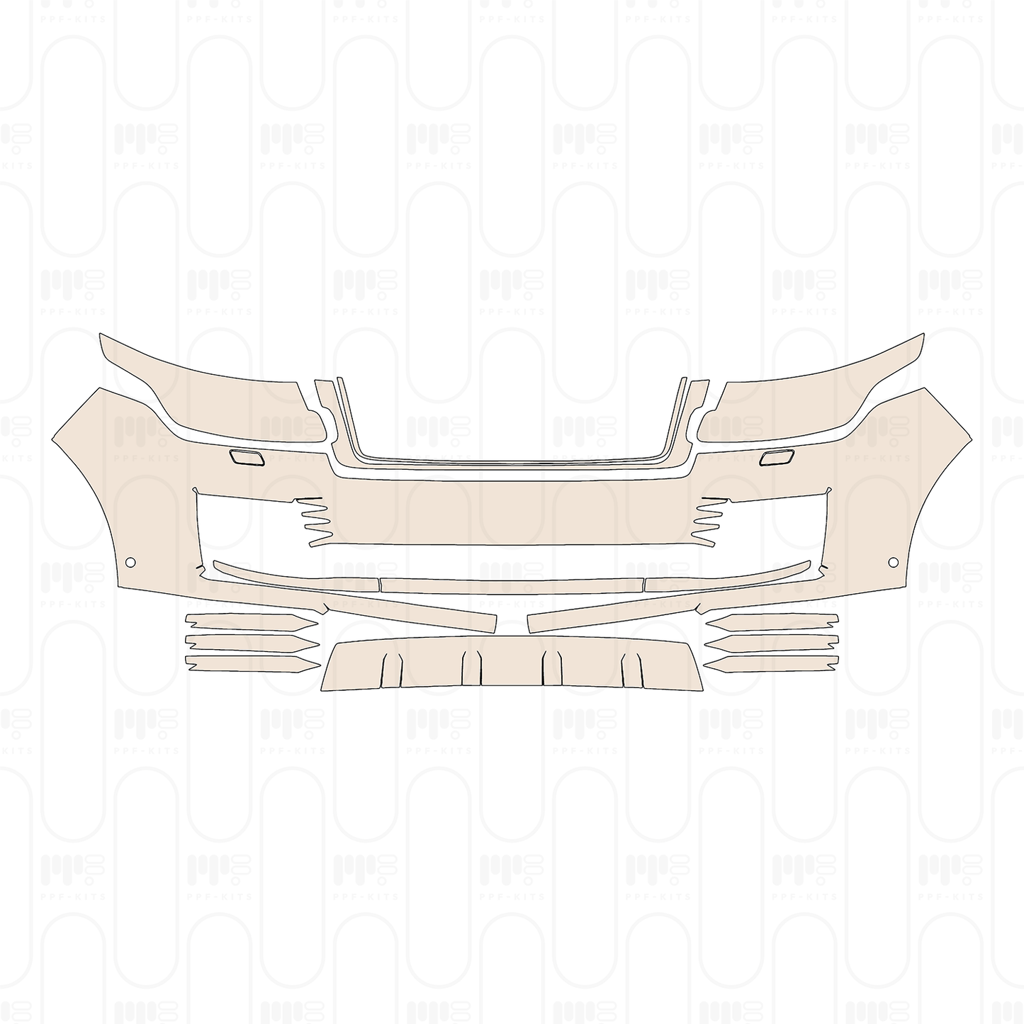 PPF prédécoupé Land Rover Range Rover Standard Wheelbase Base 2022