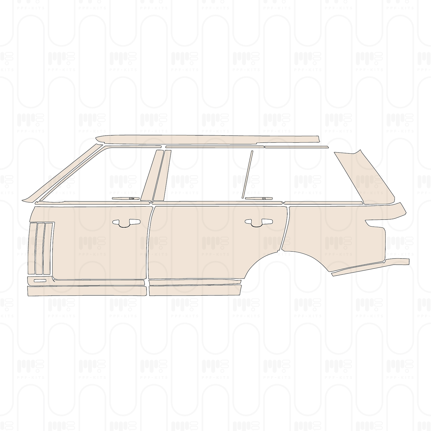PPF prédécoupé Land Rover Range Rover Extended Wheelbase SVAutobiography 2022