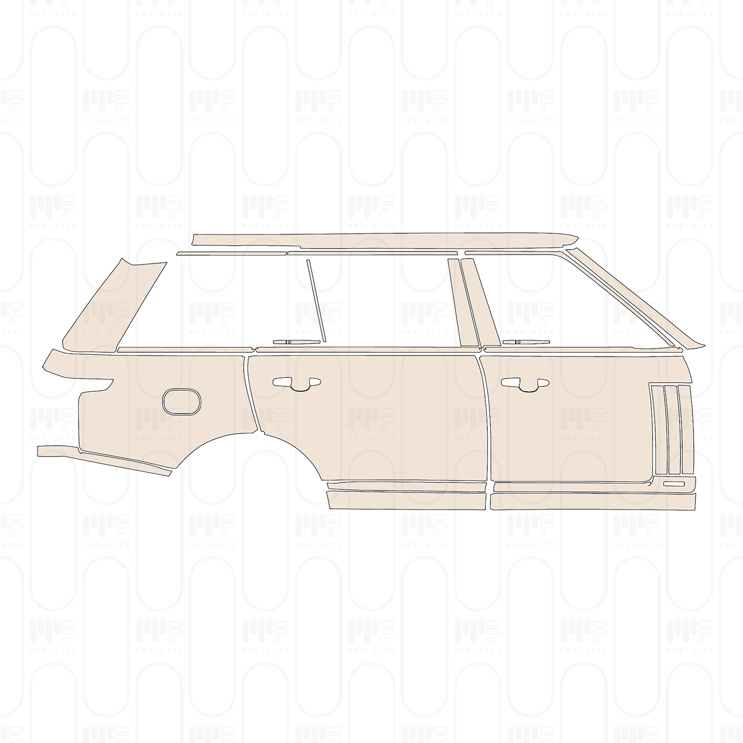 PPF prédécoupé Land Rover Range Rover Extended Wheelbase SVAutobiography 2022