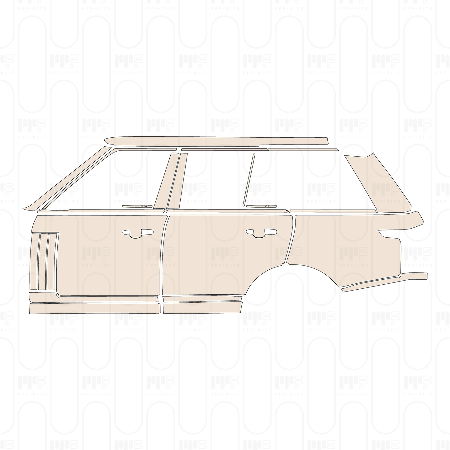 PPF prédécoupé Land Rover Range Rover Standard Wheelbase SVAutobiography 2022