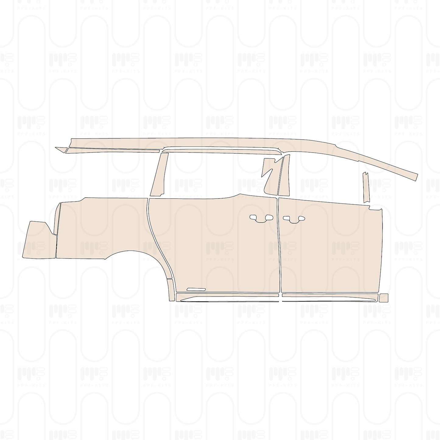 PPF prédécoupé Lexus LM 2022