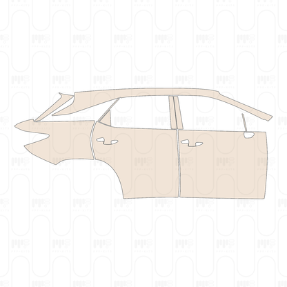 PPF prédécoupé Lexus RX (SWB) Base 2022
